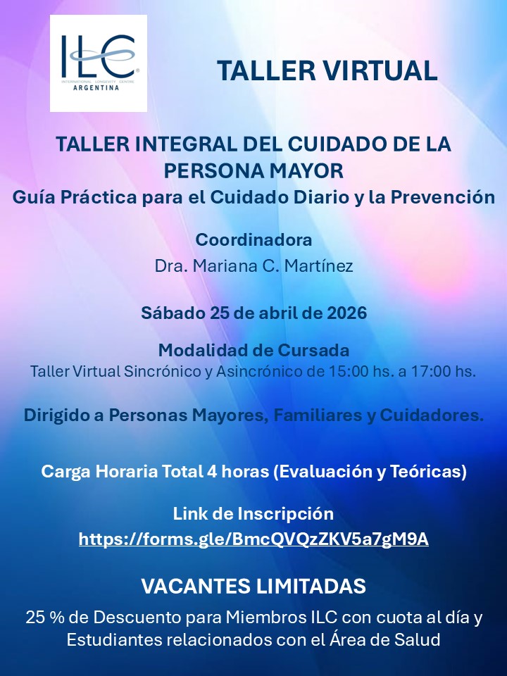 Taller Integral del Cuidado de la Persona Mayor - Guía Práctica para el Cuidado Diario y la Prevención
